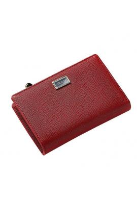 Červená módna peňaženka pre dámy