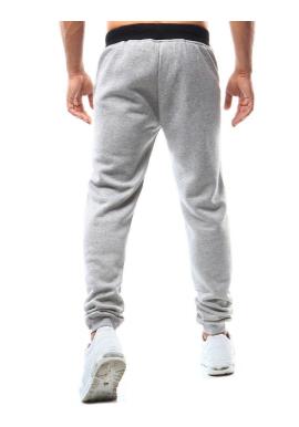 Klasické pánske tepláky svetlosivej farby