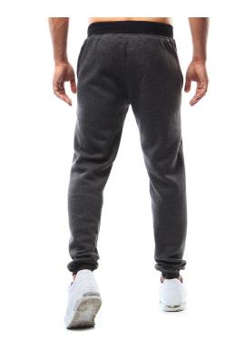 Pánske klasické tepláky v tmavosivej farbe