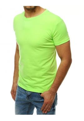 Svetlozelené klasické tričko s krátkym rukávom pre pánov