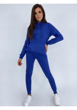 Dámske klasické tepláky v modrej farbe