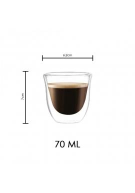 Dva termo poháre na kávu - 70 ml