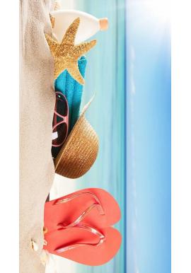 Plážová osuška s letným motívom