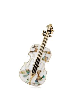 Elegantná brošňa husle