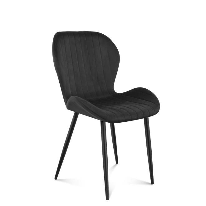 E-shop Čierna jedálenská stolička Mark Adler PRINCE 2.0 BLACK
