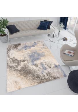 Farebný koberec s mramorovým vzorom