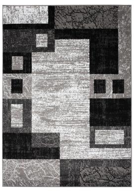 Moderný sivý koberec