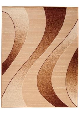 Svetlobéžový vzorovaný koberec