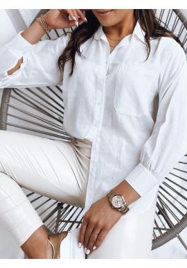 Dámska elegantná košeľa v bielej farbe