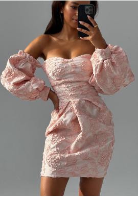 Romantické MOSQUITO šaty v ružovej farbe v akcii