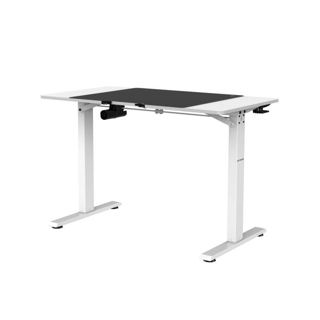 E-shop Biely výškovo nastaviteľný stôl EGON 1100