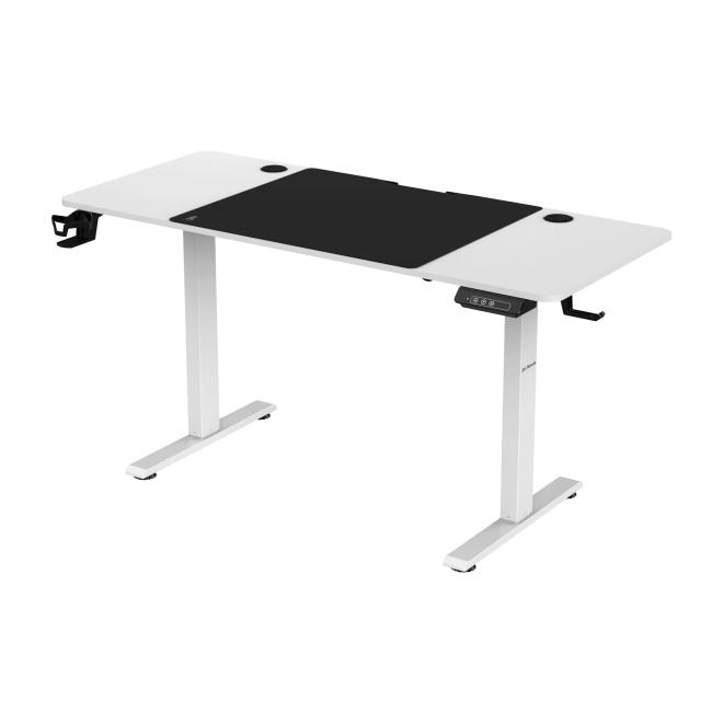 E-shop Biely stôl s elektrickým nastavením ROB 1400