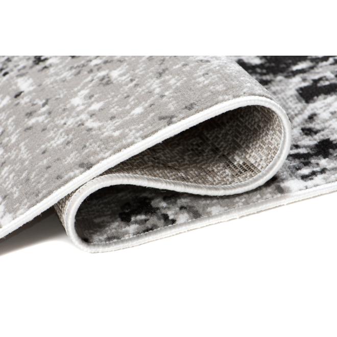 Bielo-sivý moderný koberec