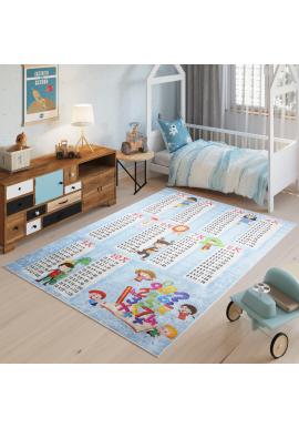 Detský koberec s motívom násobilky