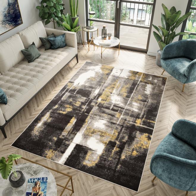 Koberec s moderným vzorom