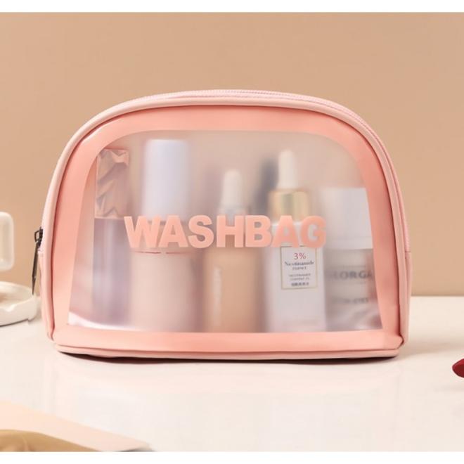 Ružová kozmetická taška WASHBAG