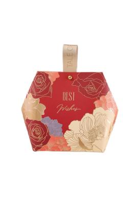 Kvetovaná darčeková taška - 9x10,5x5 cm