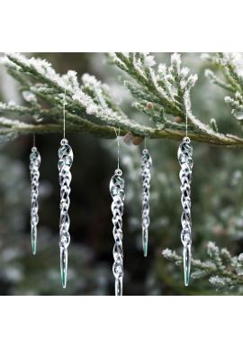 Sada cencúľov na vianočný stromček - 12 ks