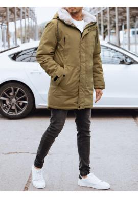 Béžová dlhá bunda na zimu