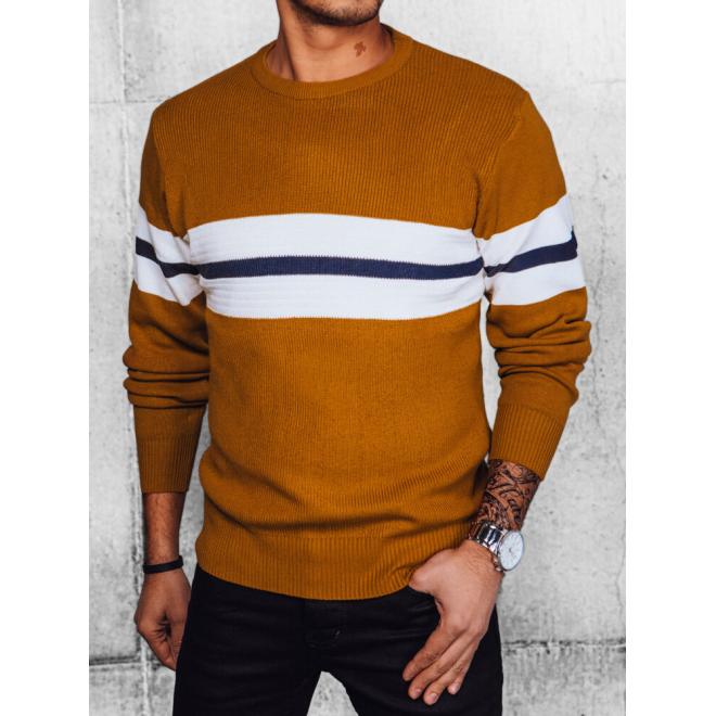 Pánsky sveter v ťavej farbe