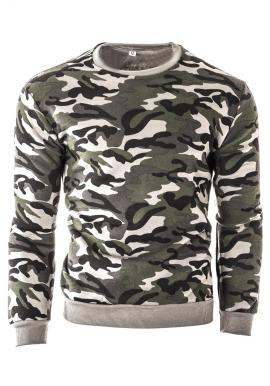 Pánska maskáčová mikina v akcii