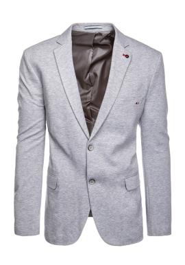 Pánske jednoradové sivé sako