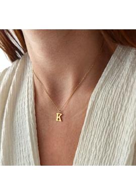 Dámsky náhrdelník s písmenom K