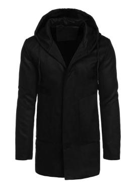 Čierny pánsky kabát na zimu