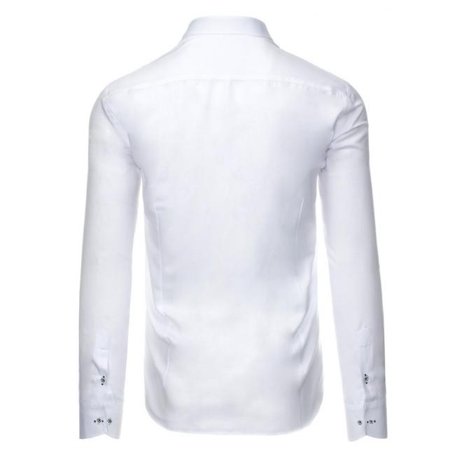 Čierno-biela kockovaná košeľa pre pánov
