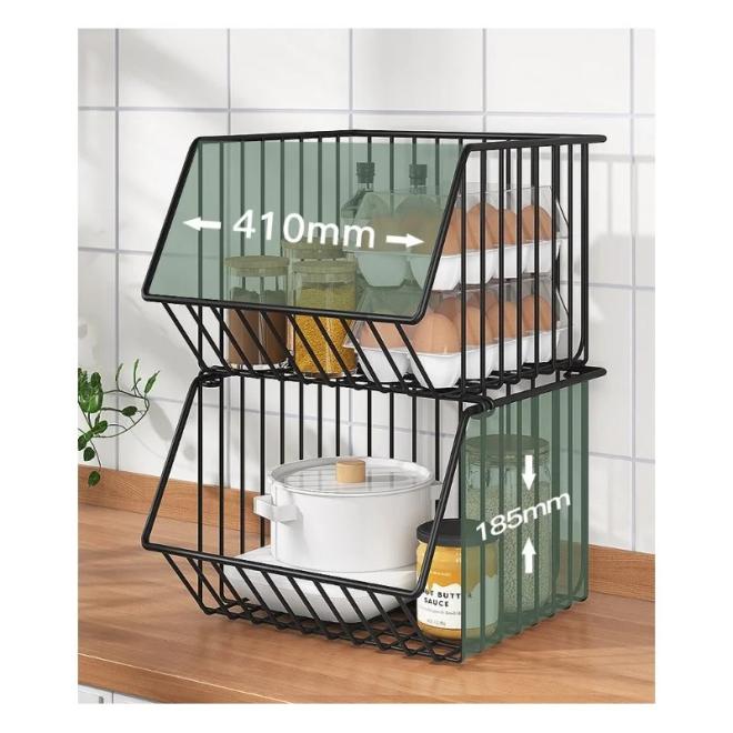 Päťposchodový košíkový regál na kolieskach