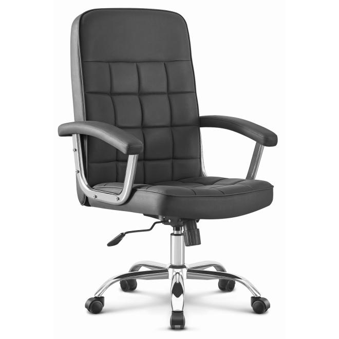 E-shop Čierne kancelárske kreslo HELLS Chair HC- 1020