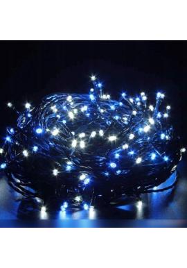 Modré vianočné LED svetielka - 15 m