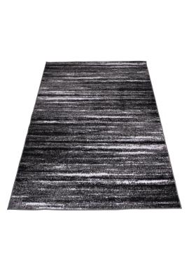 Tmavosivý moderný koberec