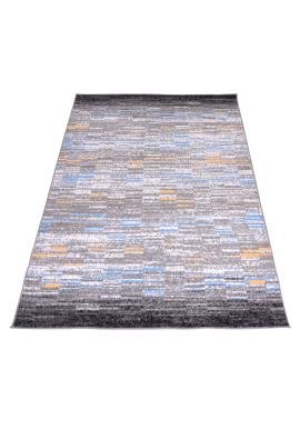Moderný koberec so vzorom sivej farby
