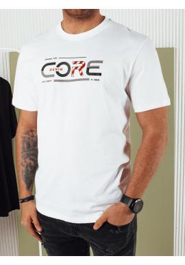 Pánske biele tričko s potlačou