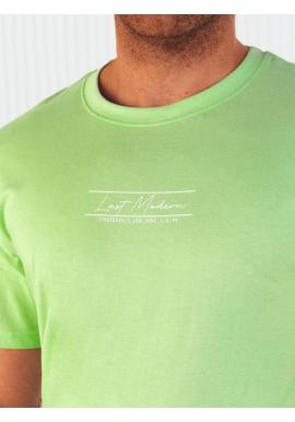 Pánske zelené tričko s krátkym rukávom