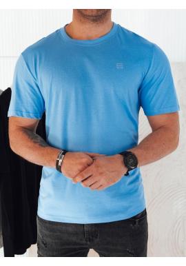 Bavlnené pánske tričko modrej farby