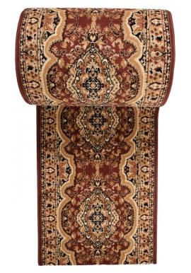 Metrážny hnedý koberec v štýle vintage