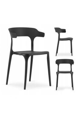 Čierna moderná stolička