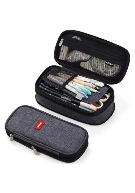 Veľký dvojkomorový peračník tmavosivej farby