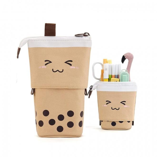 Krémový skladací peračník