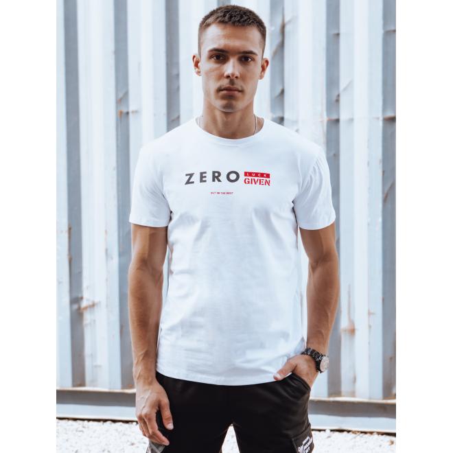 Biele pánske tričko s potlačou