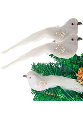 Vtáčiky na vianočný stromček - 2 ks