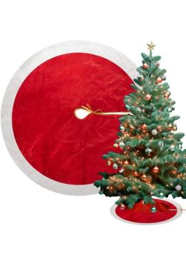 Okrúhly koberček pod vianočný stromček - 90 cm