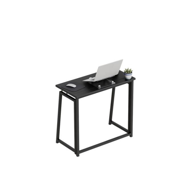 Čierny skladací písací stôl Mark Adler LEADER 1.5 BLACK