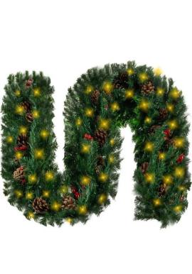 Vianočná girlanda s LED svetielkami - 2,7 m