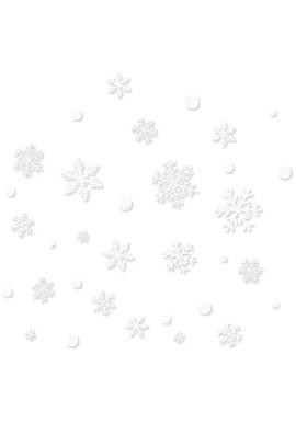 Nálepky na okná - snehové vločky