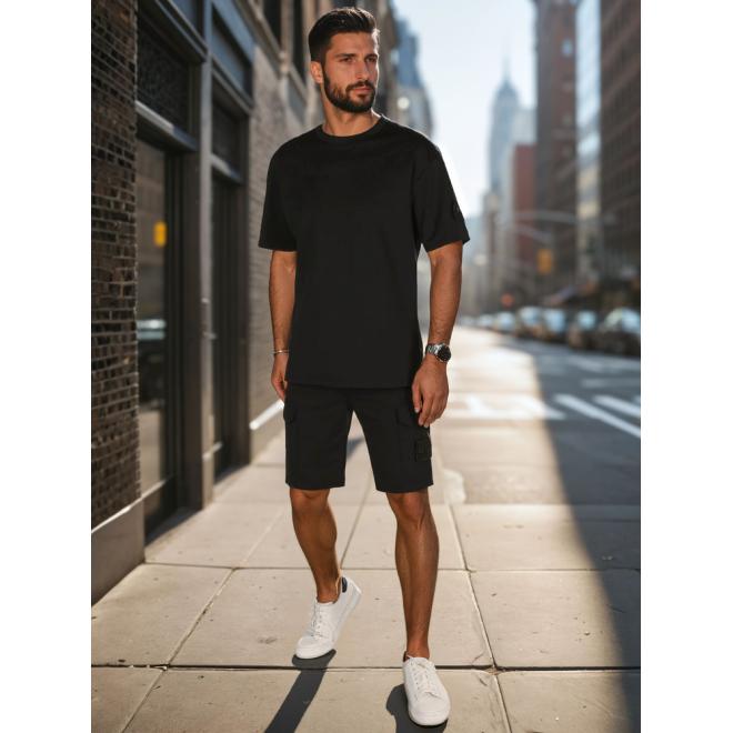 Čierna pánska tepláková súprava AX0807