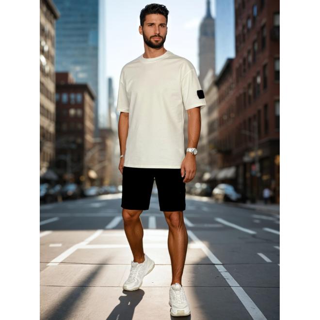 Pánska biela tepláková súprava AX0806