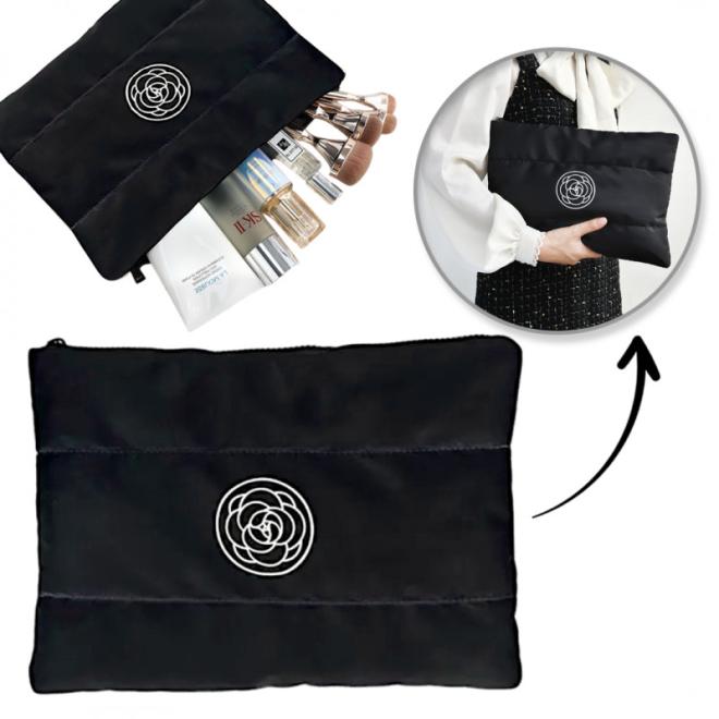 Čierna veľká kozmetická taška